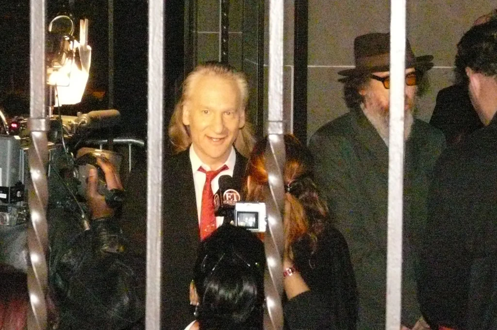 Bill Maher Behind Bars at Tiff '08!! Check out even more great Photos and Videos at: www.tiff.shovine.com