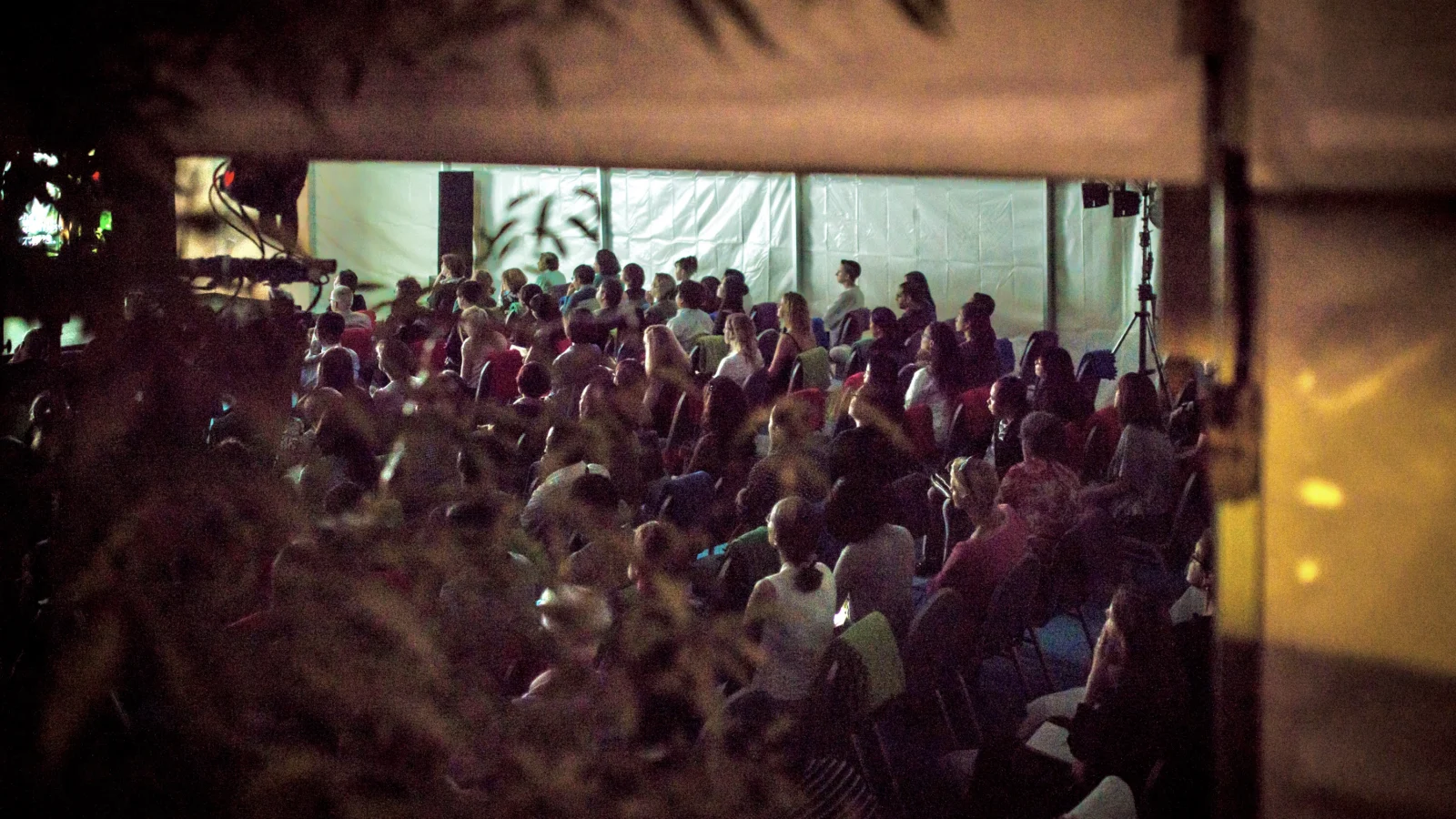 Gathered crowd at the third edition of the CWFF