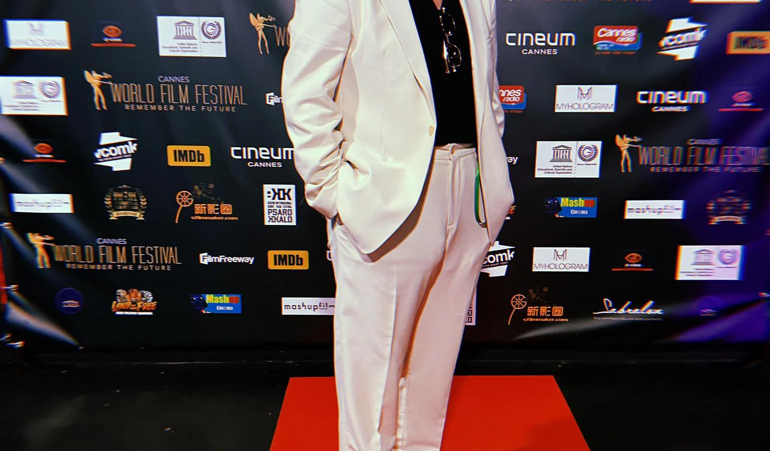 Jordan Paul Rousseau at Cannes World Film Festival