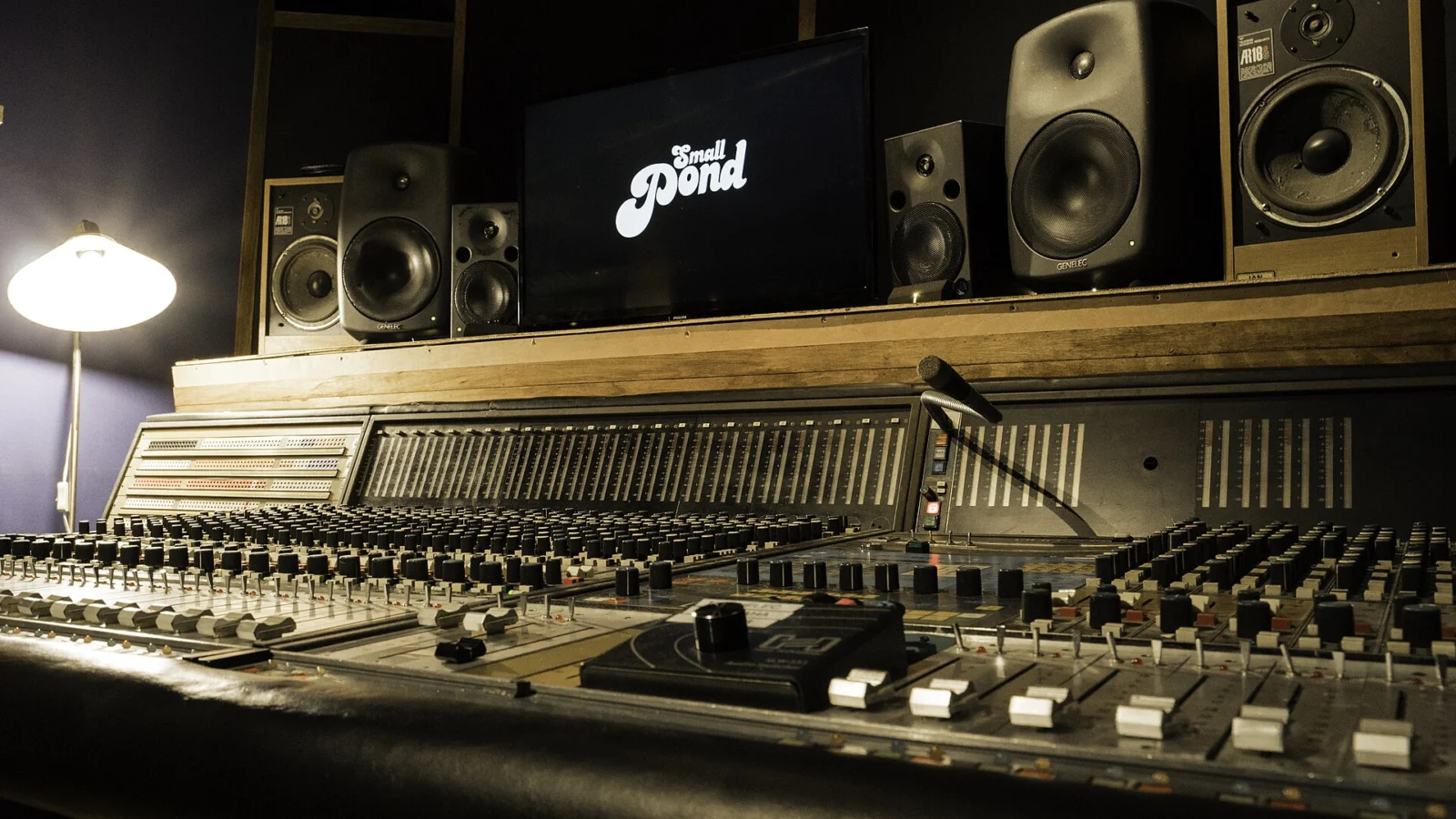 Recording studio mixing console